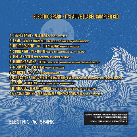 I'TS ALIVE! ELECTRIC SPARK LABEL SAMPLER CD